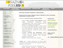Tablet Screenshot of katalog.ksiaznicapodlaska.pl